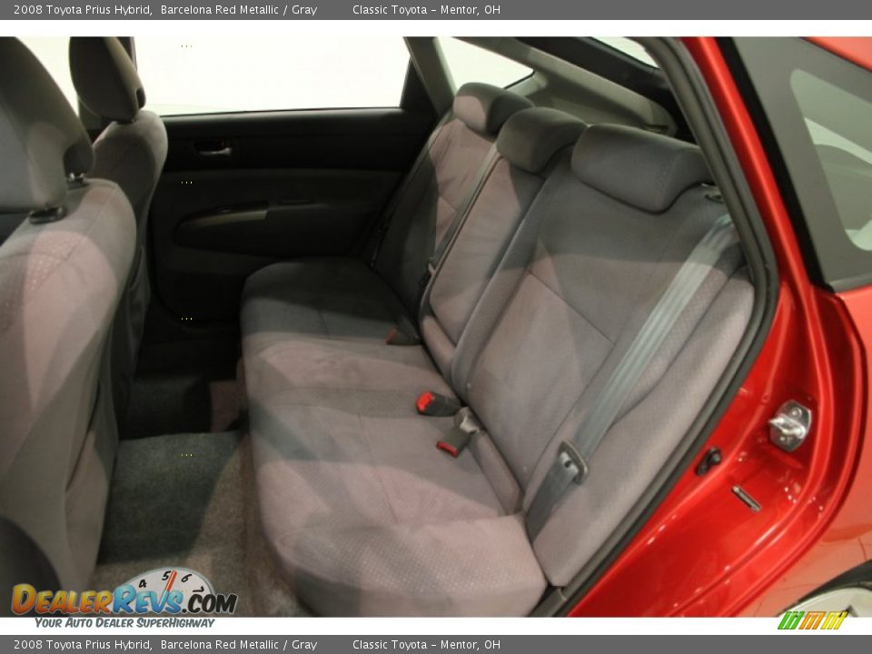 2008 Toyota Prius Hybrid Barcelona Red Metallic / Gray Photo #20