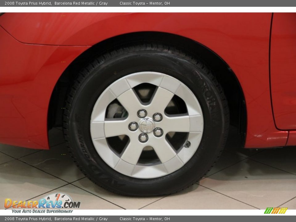 2008 Toyota Prius Hybrid Barcelona Red Metallic / Gray Photo #23
