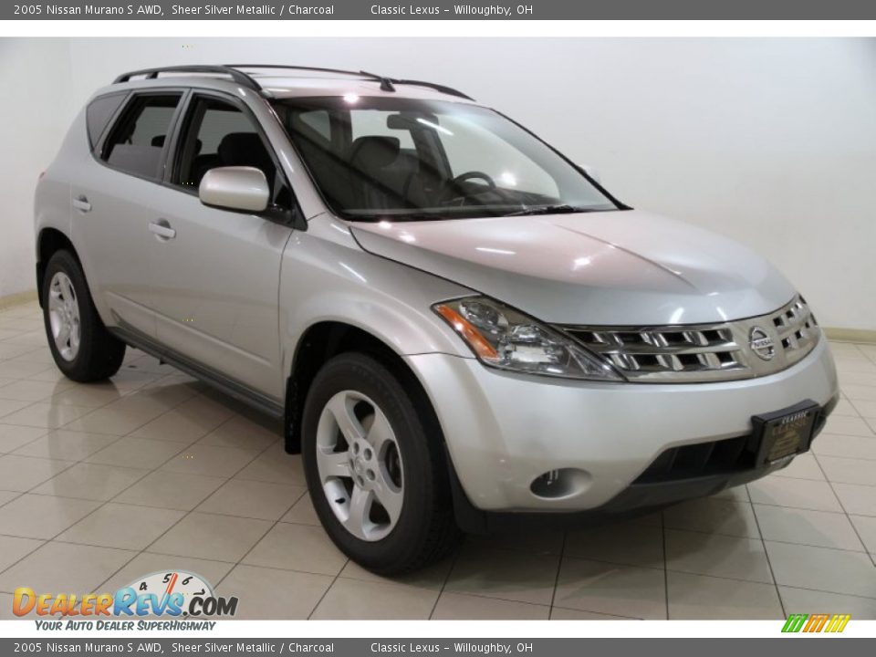 2005 Nissan Murano S AWD Sheer Silver Metallic / Charcoal Photo #1