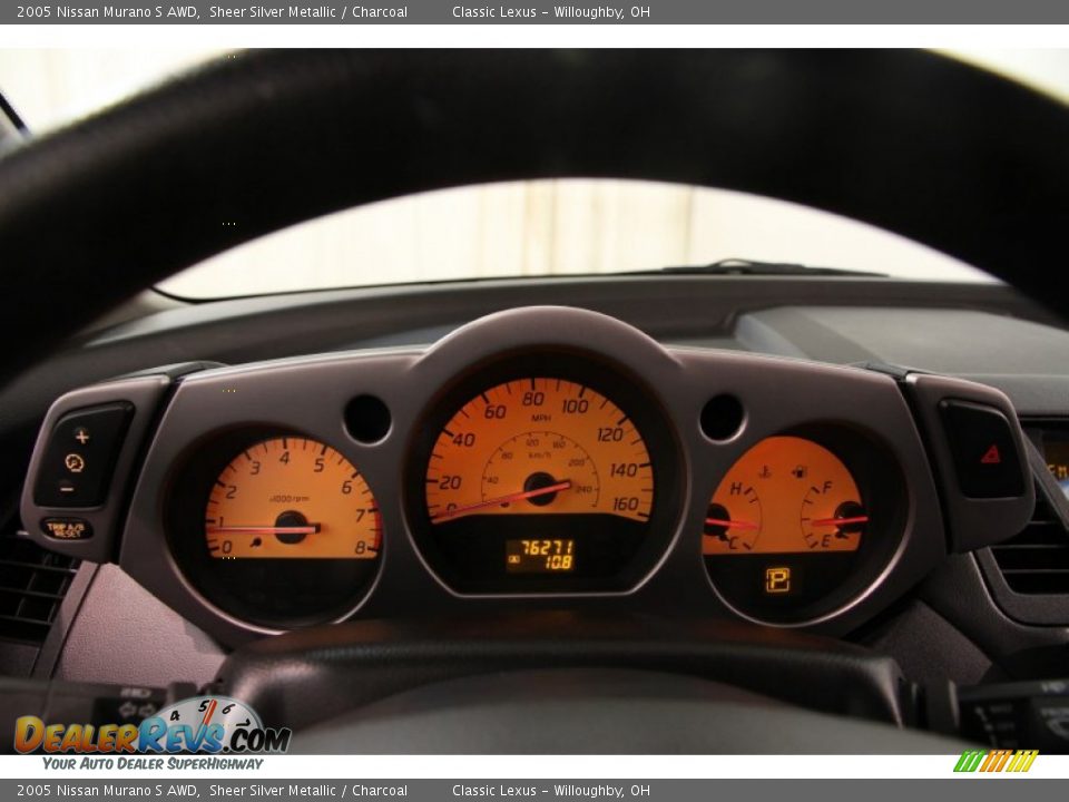 2005 Nissan Murano S AWD Sheer Silver Metallic / Charcoal Photo #6