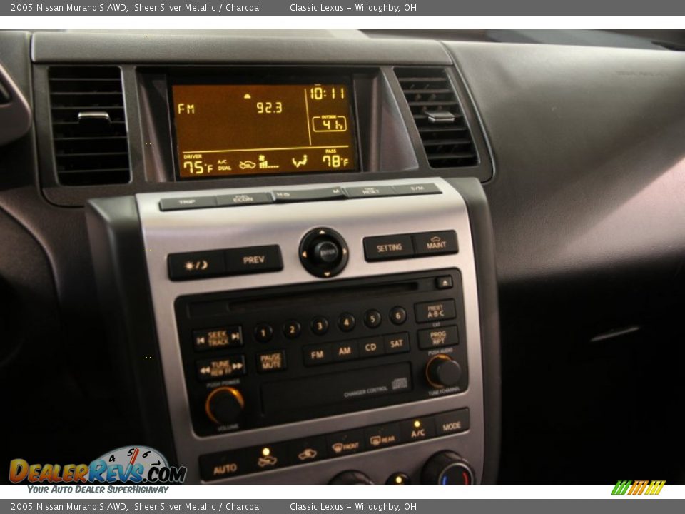 2005 Nissan Murano S AWD Sheer Silver Metallic / Charcoal Photo #7