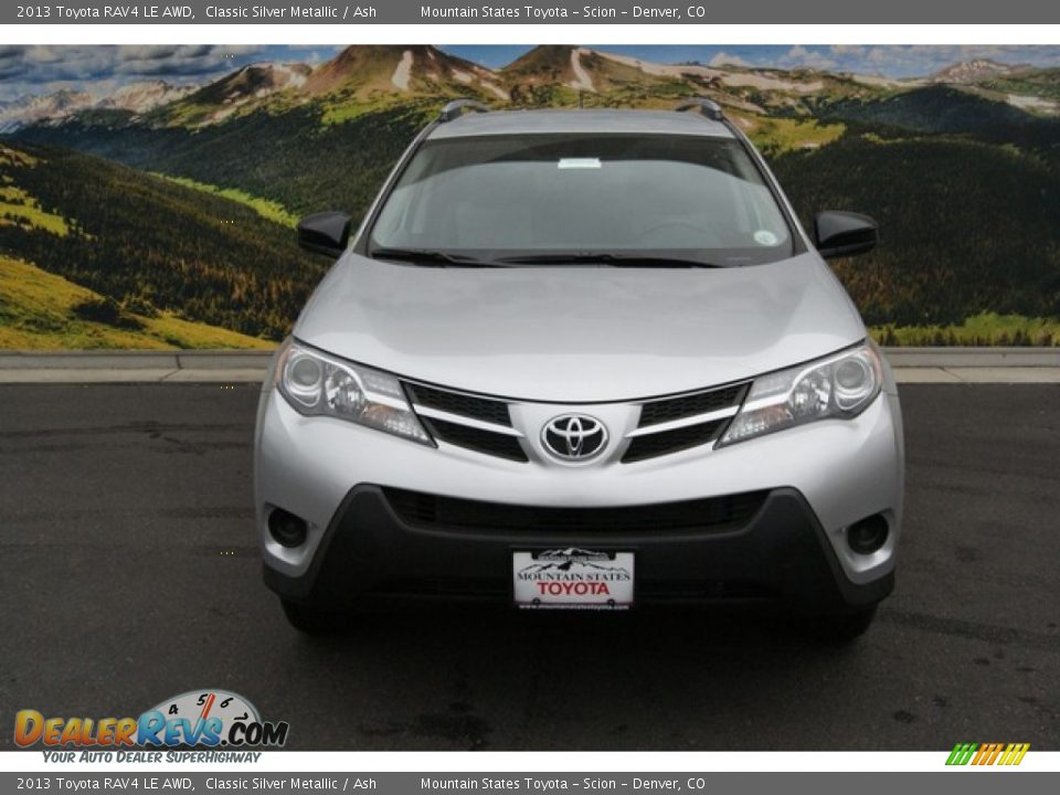 2013 Toyota RAV4 LE AWD Classic Silver Metallic / Ash Photo #2