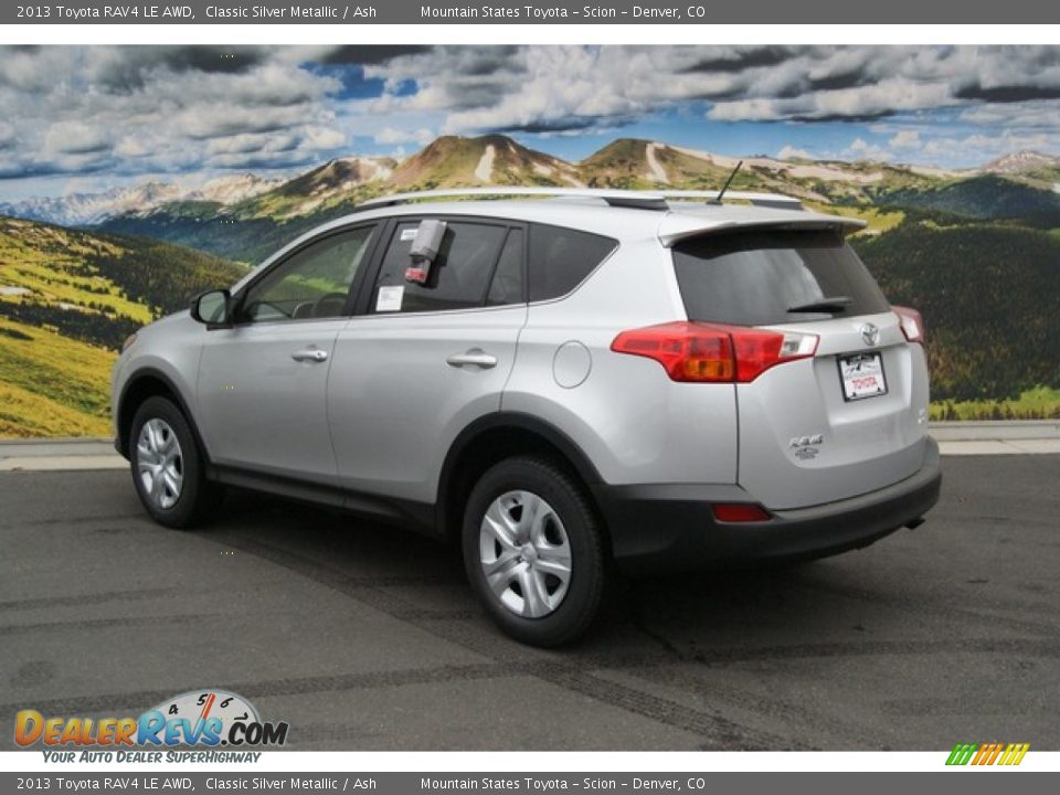 2013 Toyota RAV4 LE AWD Classic Silver Metallic / Ash Photo #3
