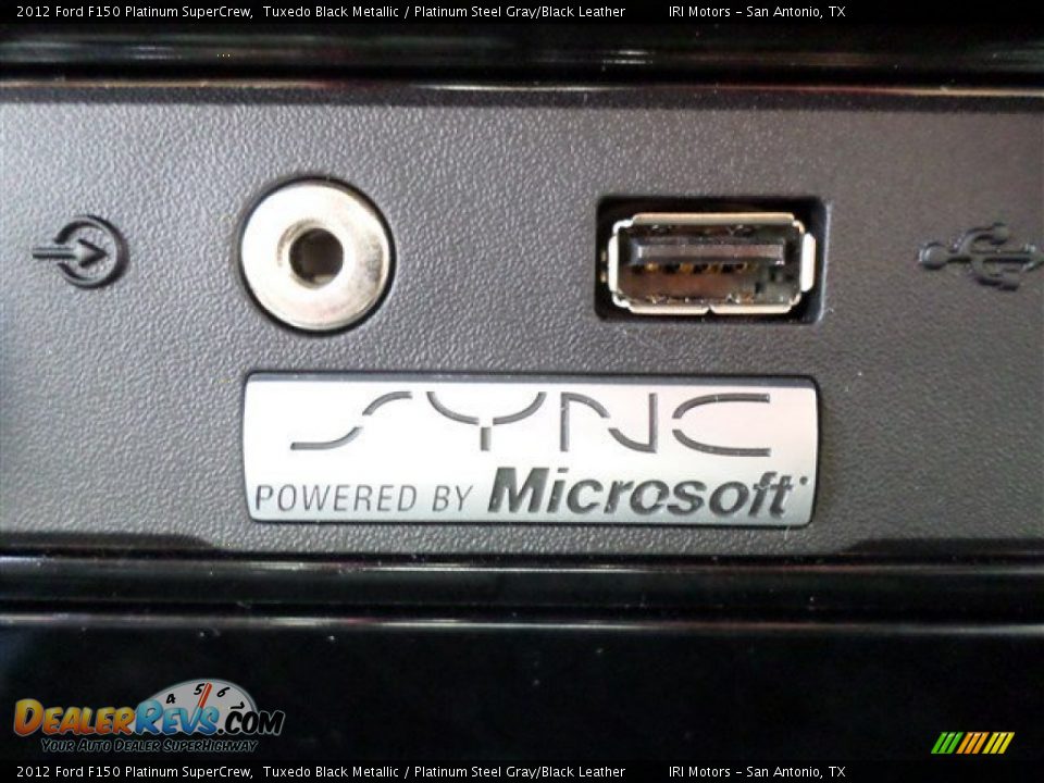 2012 Ford F150 Platinum SuperCrew Tuxedo Black Metallic / Platinum Steel Gray/Black Leather Photo #25
