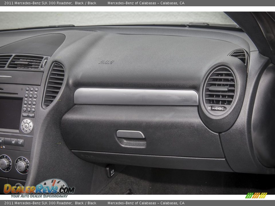 2011 Mercedes-Benz SLK 300 Roadster Black / Black Photo #22