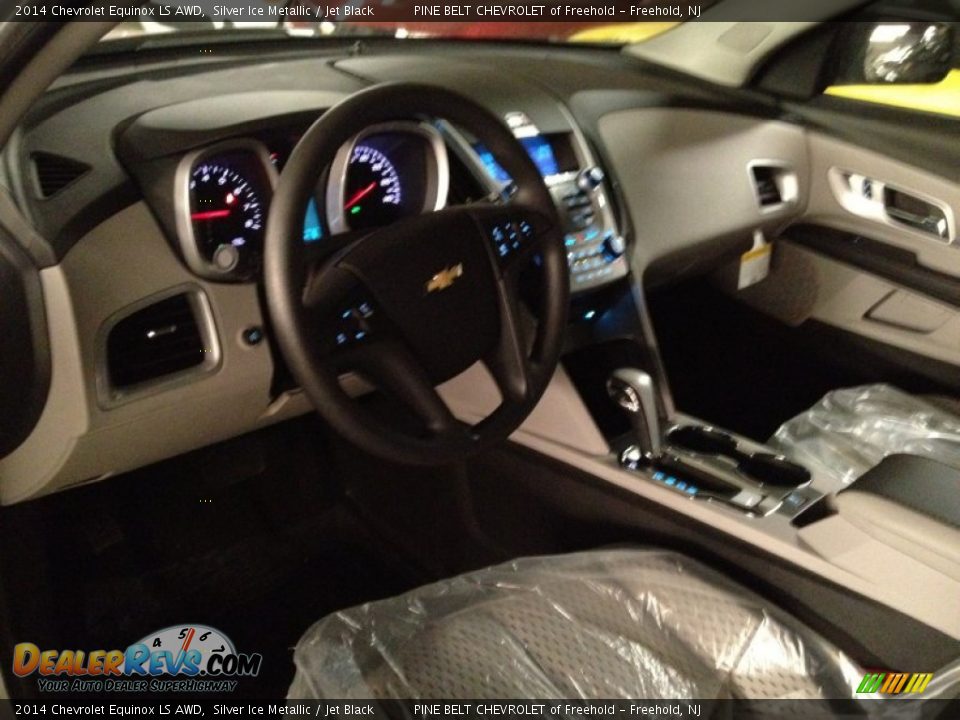2014 Chevrolet Equinox LS AWD Silver Ice Metallic / Jet Black Photo #7