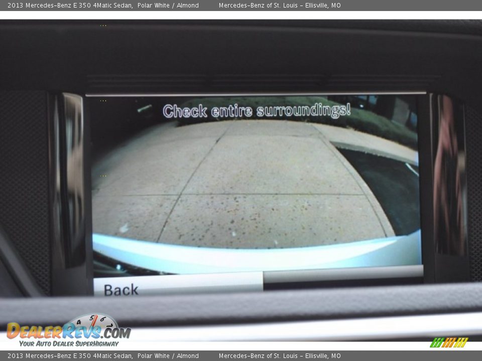 2013 Mercedes-Benz E 350 4Matic Sedan Polar White / Almond Photo #7