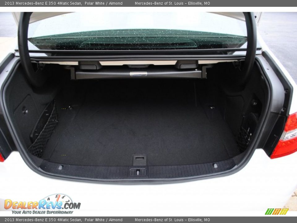 2013 Mercedes-Benz E 350 4Matic Sedan Polar White / Almond Photo #16
