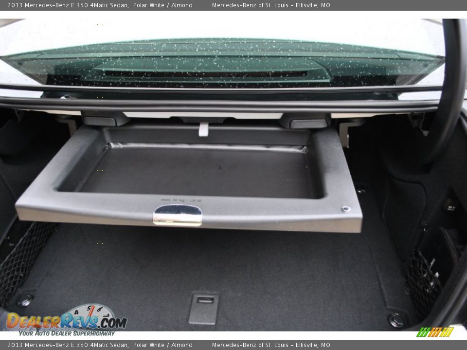 2013 Mercedes-Benz E 350 4Matic Sedan Polar White / Almond Photo #17