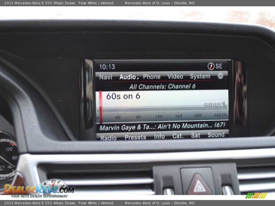 2013 Mercedes-Benz E 350 4Matic Sedan Polar White / Almond Photo #28