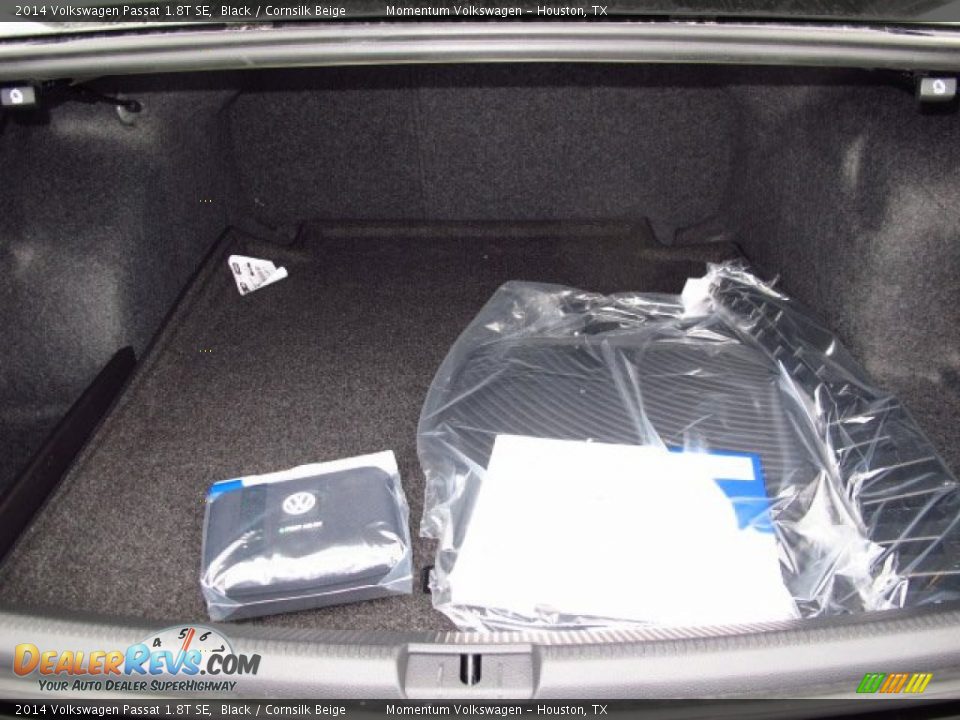 2014 Volkswagen Passat 1.8T SE Black / Cornsilk Beige Photo #7