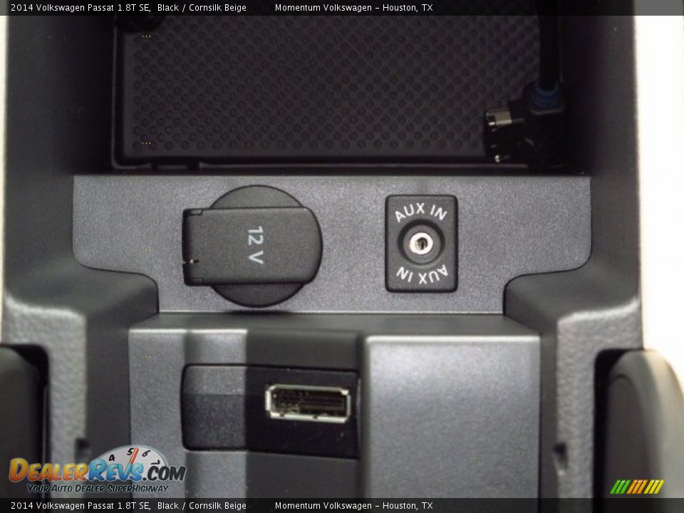 2014 Volkswagen Passat 1.8T SE Black / Cornsilk Beige Photo #19
