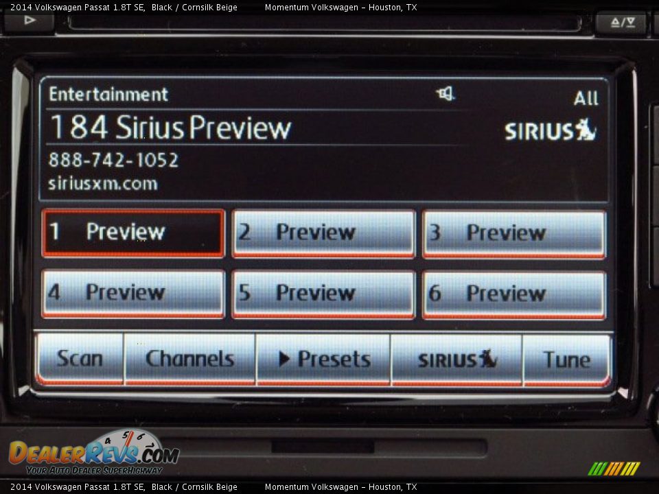 2014 Volkswagen Passat 1.8T SE Black / Cornsilk Beige Photo #21