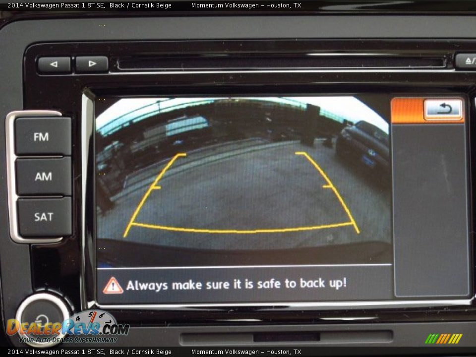 2014 Volkswagen Passat 1.8T SE Black / Cornsilk Beige Photo #22