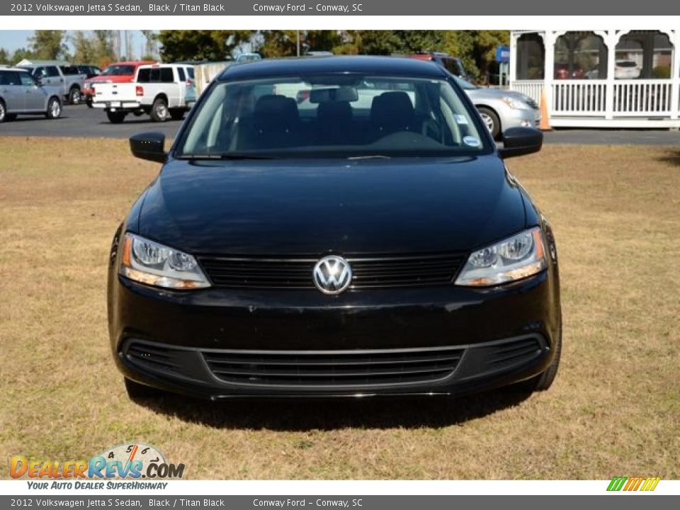 2012 Volkswagen Jetta S Sedan Black / Titan Black Photo #2
