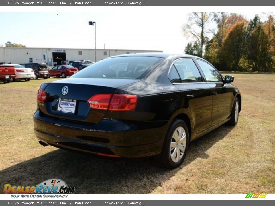 2012 Volkswagen Jetta S Sedan Black / Titan Black Photo #5