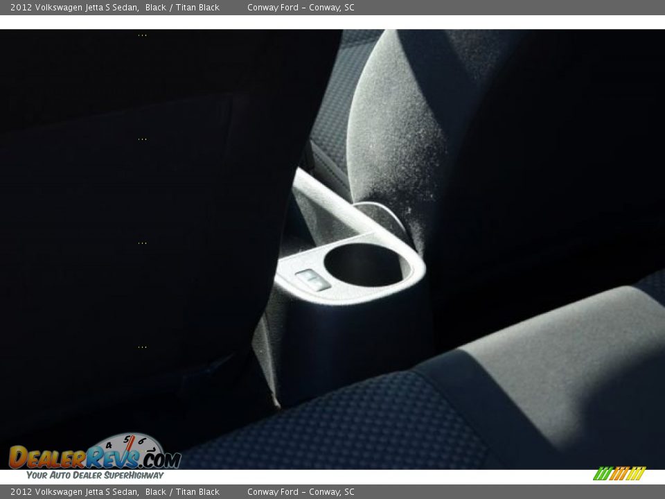 2012 Volkswagen Jetta S Sedan Black / Titan Black Photo #12