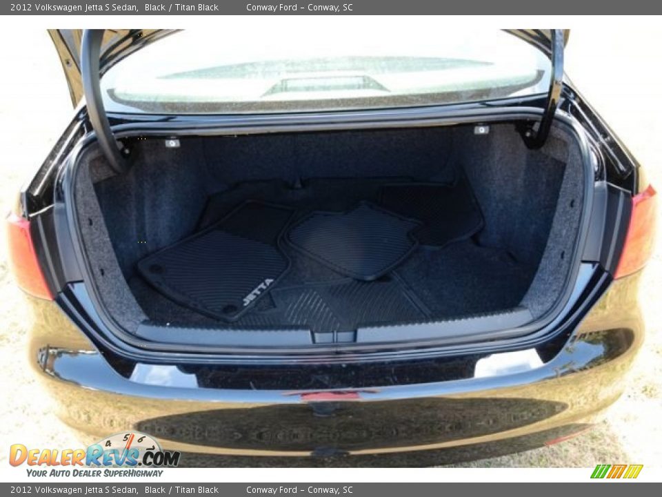 2012 Volkswagen Jetta S Sedan Black / Titan Black Photo #14