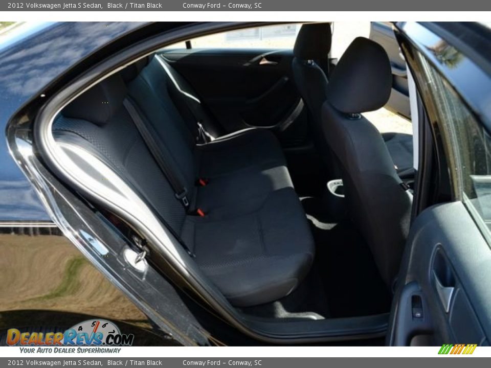 2012 Volkswagen Jetta S Sedan Black / Titan Black Photo #15