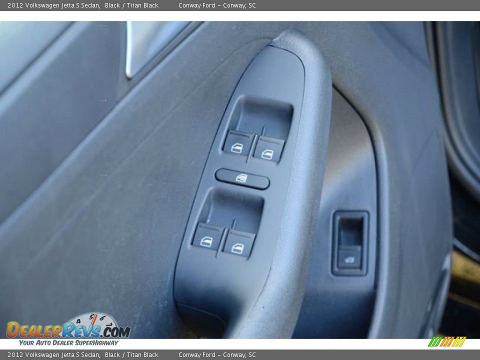 2012 Volkswagen Jetta S Sedan Black / Titan Black Photo #19