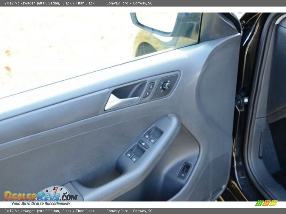 2012 Volkswagen Jetta S Sedan Black / Titan Black Photo #20
