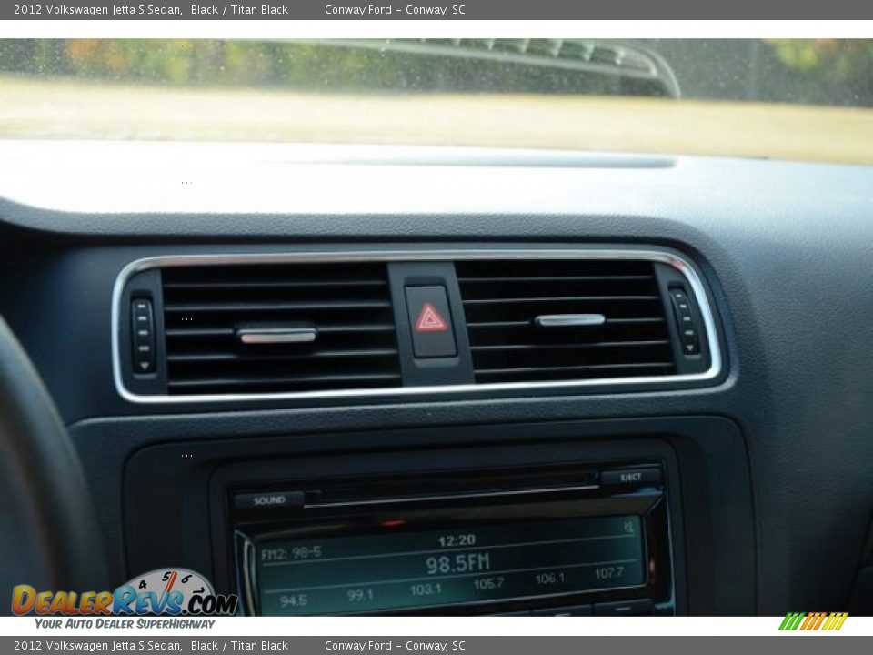 2012 Volkswagen Jetta S Sedan Black / Titan Black Photo #24