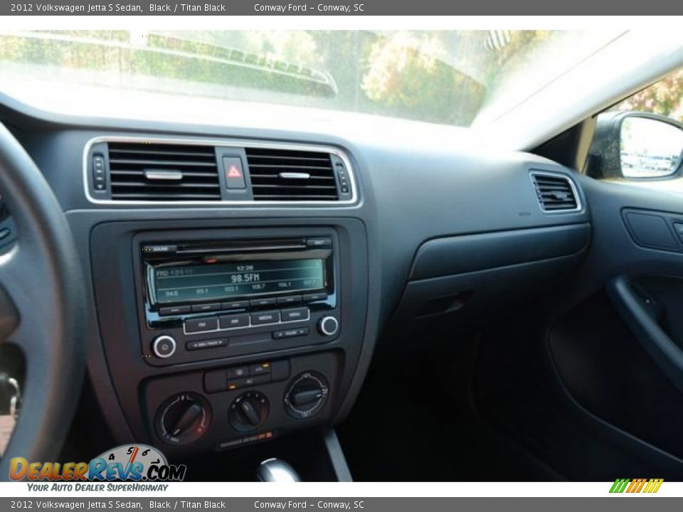 2012 Volkswagen Jetta S Sedan Black / Titan Black Photo #27