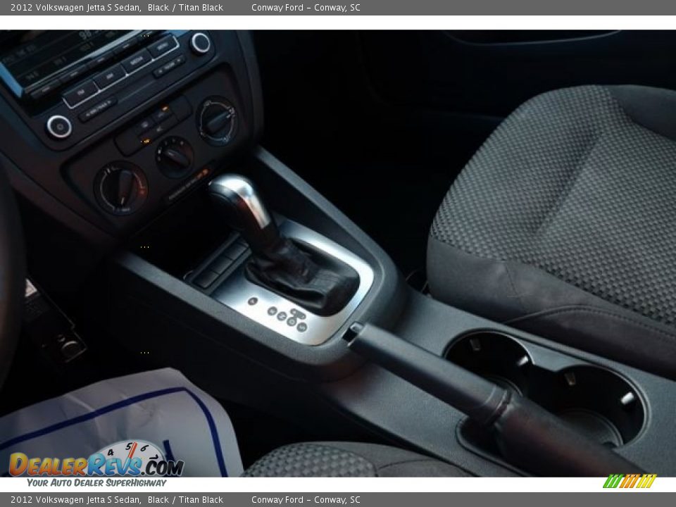 2012 Volkswagen Jetta S Sedan Black / Titan Black Photo #28
