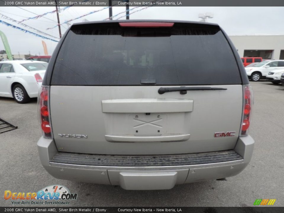 2008 GMC Yukon Denali AWD Silver Birch Metallic / Ebony Photo #3