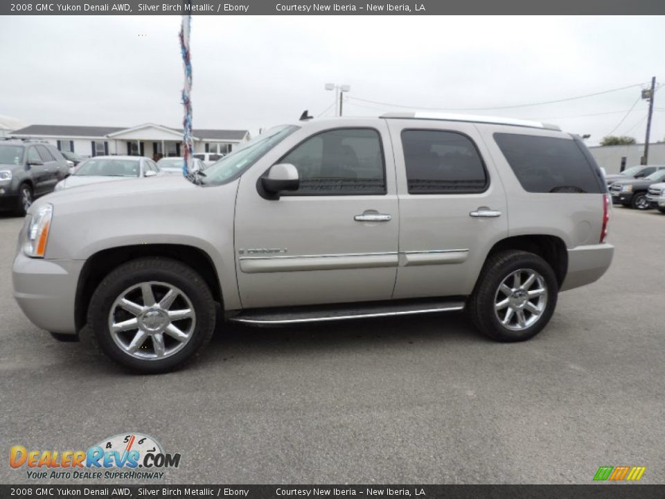 2008 GMC Yukon Denali AWD Silver Birch Metallic / Ebony Photo #5