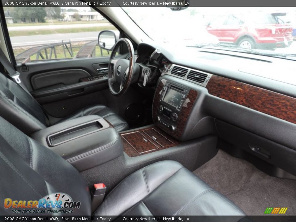 2008 GMC Yukon Denali AWD Silver Birch Metallic / Ebony Photo #6
