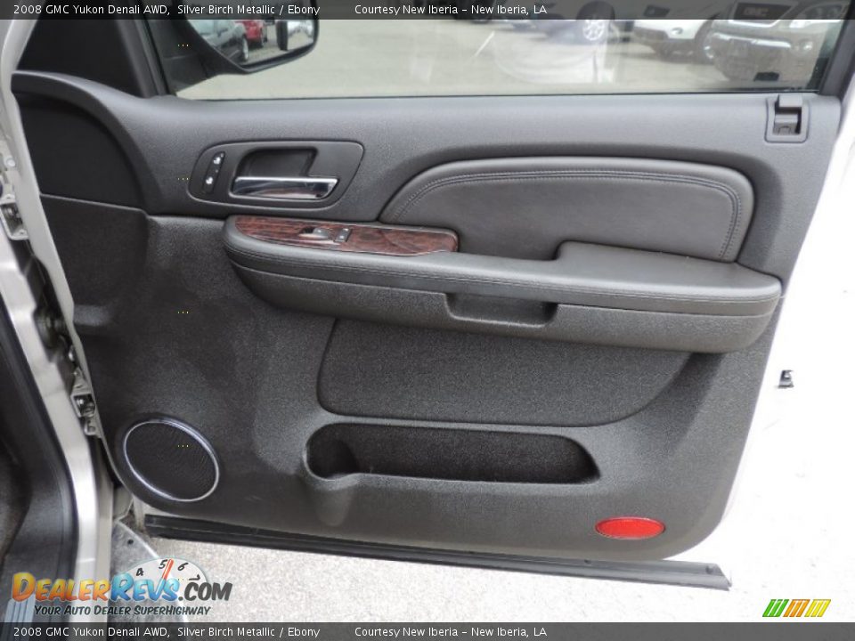 2008 GMC Yukon Denali AWD Silver Birch Metallic / Ebony Photo #7