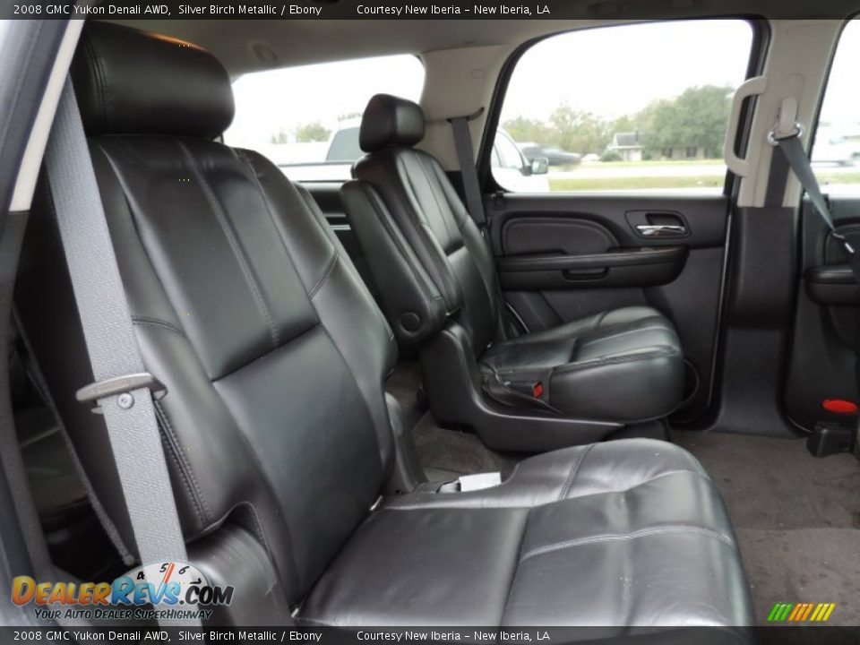 2008 GMC Yukon Denali AWD Silver Birch Metallic / Ebony Photo #8