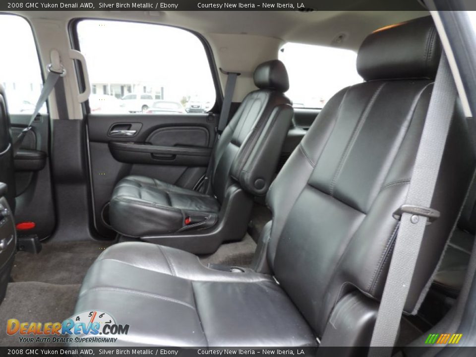 2008 GMC Yukon Denali AWD Silver Birch Metallic / Ebony Photo #13