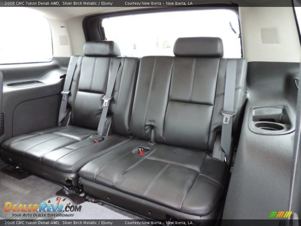 2008 GMC Yukon Denali AWD Silver Birch Metallic / Ebony Photo #14
