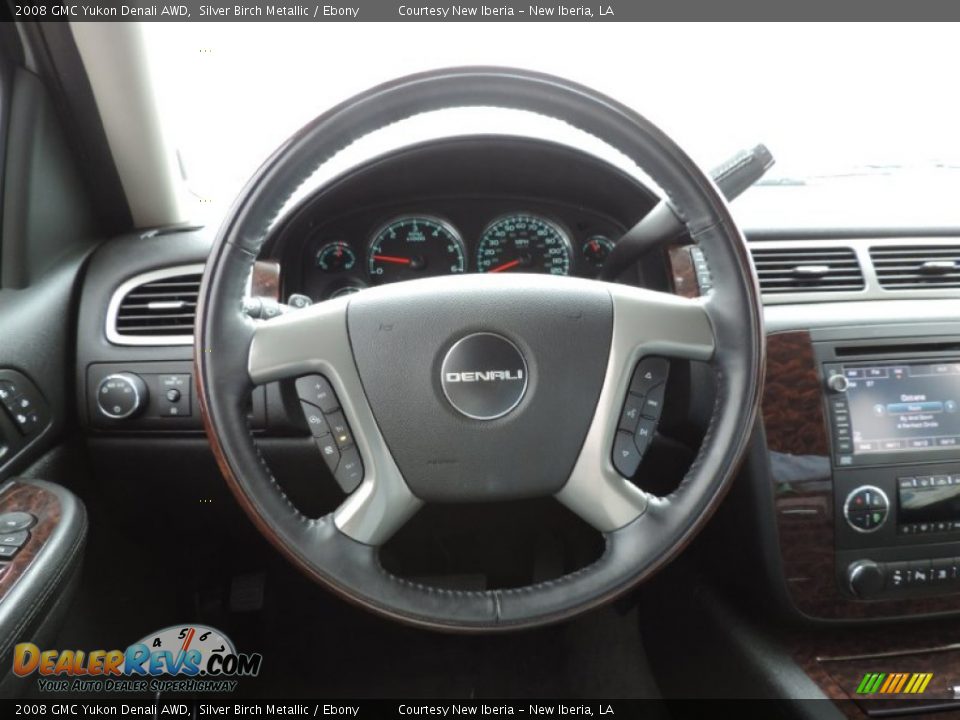 2008 GMC Yukon Denali AWD Silver Birch Metallic / Ebony Photo #18