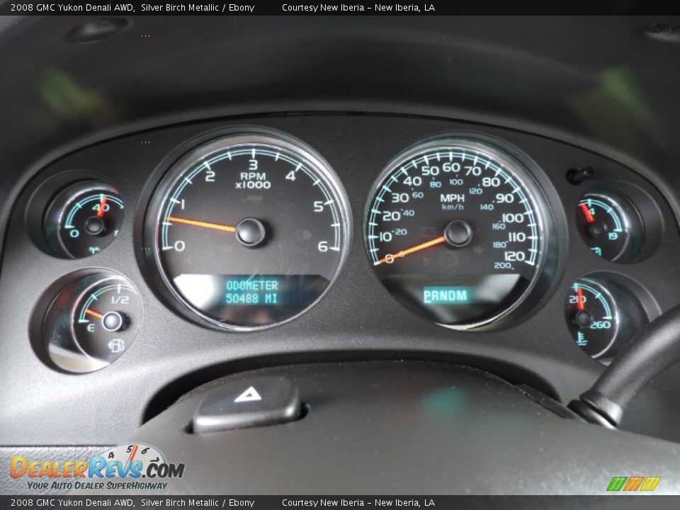 2008 GMC Yukon Denali AWD Silver Birch Metallic / Ebony Photo #19