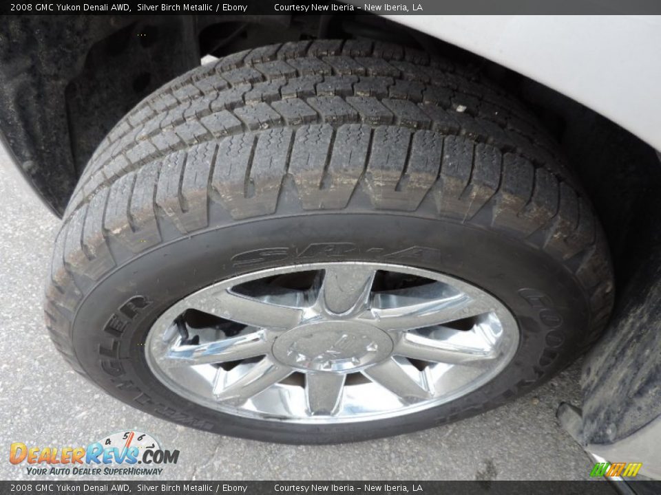 2008 GMC Yukon Denali AWD Silver Birch Metallic / Ebony Photo #30