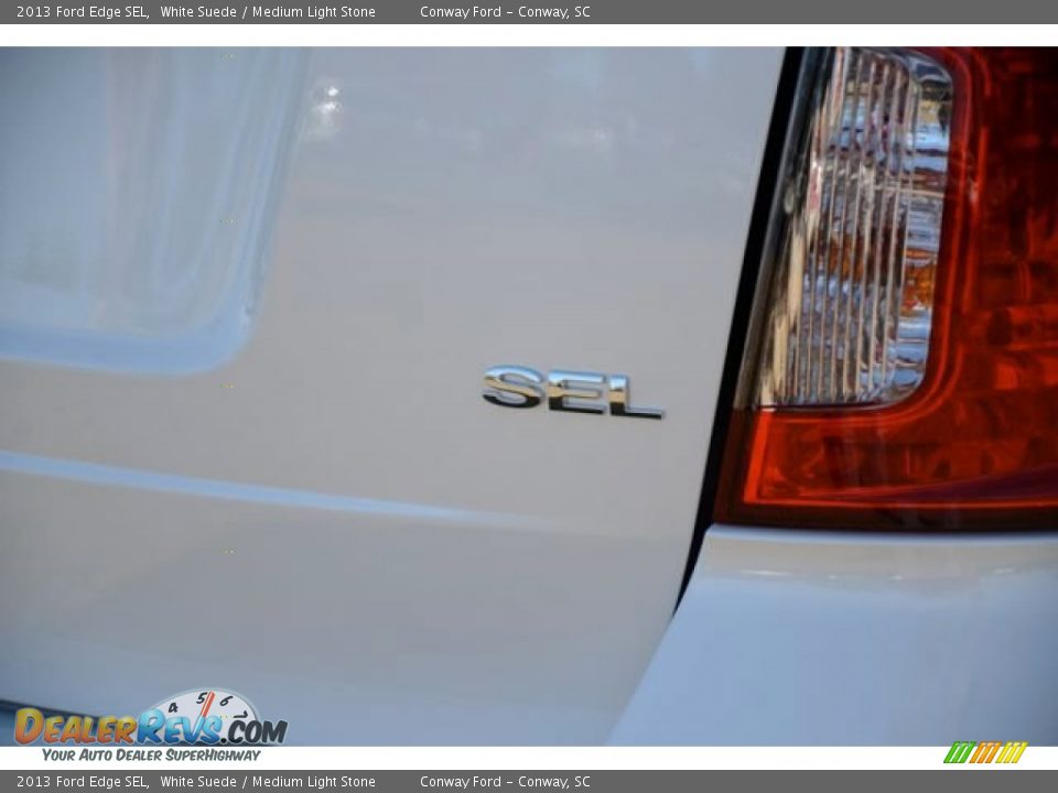 2013 Ford Edge SEL White Suede / Medium Light Stone Photo #6