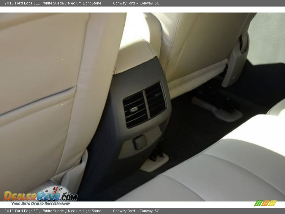 2013 Ford Edge SEL White Suede / Medium Light Stone Photo #13