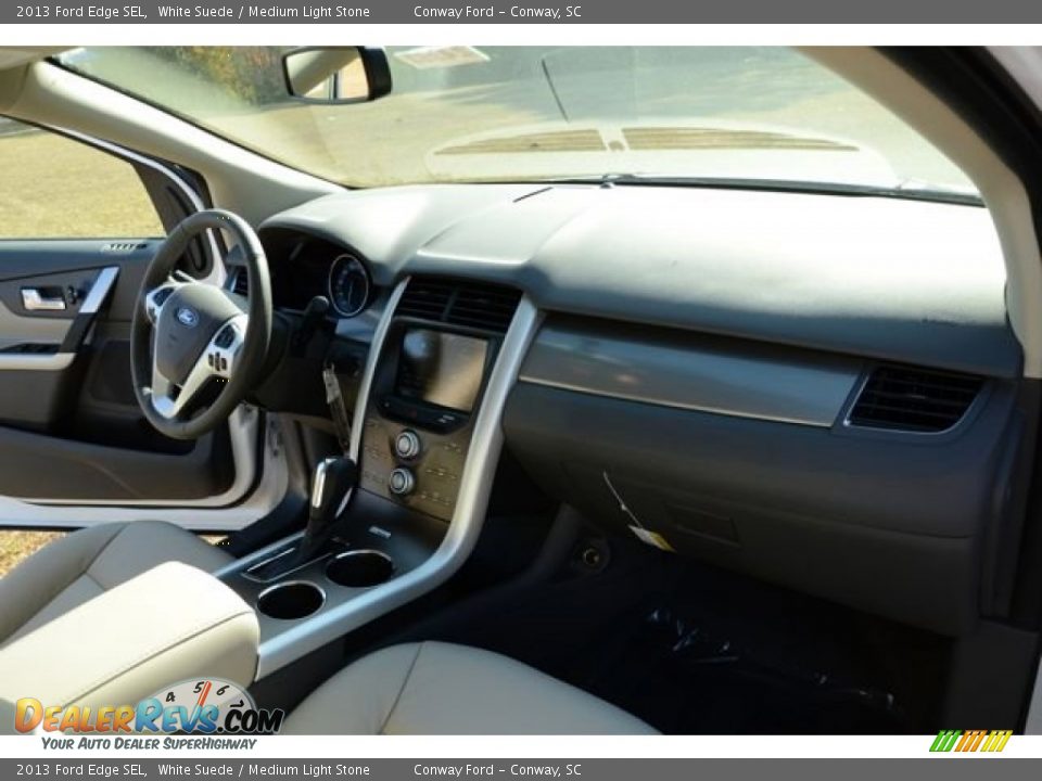 2013 Ford Edge SEL White Suede / Medium Light Stone Photo #18