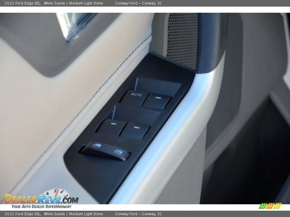 2013 Ford Edge SEL White Suede / Medium Light Stone Photo #20