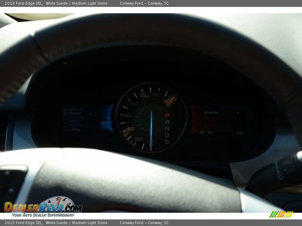 2013 Ford Edge SEL White Suede / Medium Light Stone Photo #23
