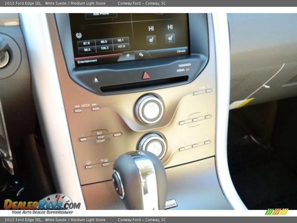 2013 Ford Edge SEL White Suede / Medium Light Stone Photo #27