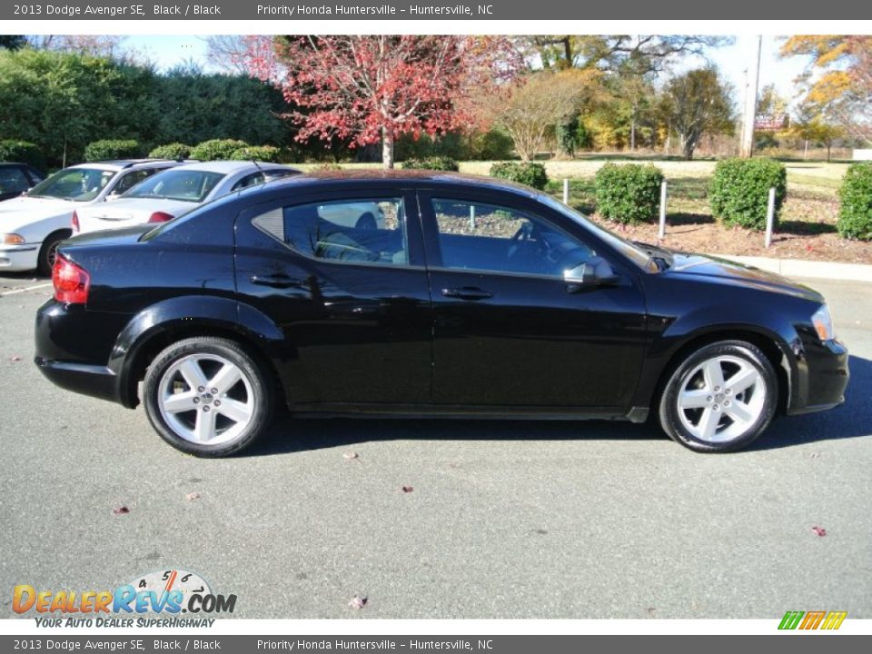 2013 Dodge Avenger SE Black / Black Photo #6