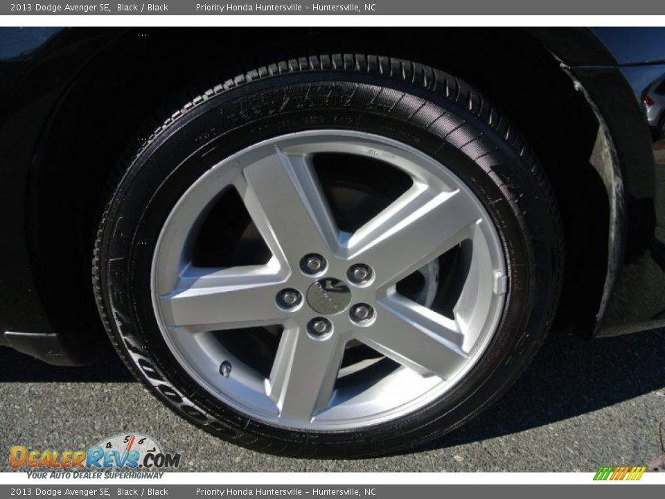 2013 Dodge Avenger SE Black / Black Photo #21