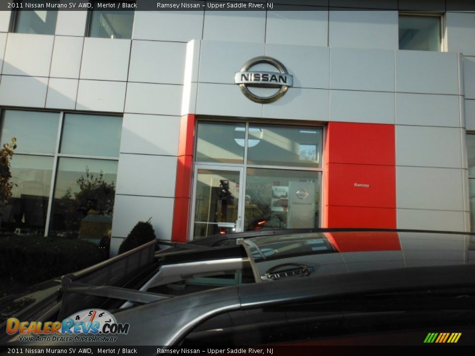 2011 Nissan Murano SV AWD Merlot / Black Photo #3