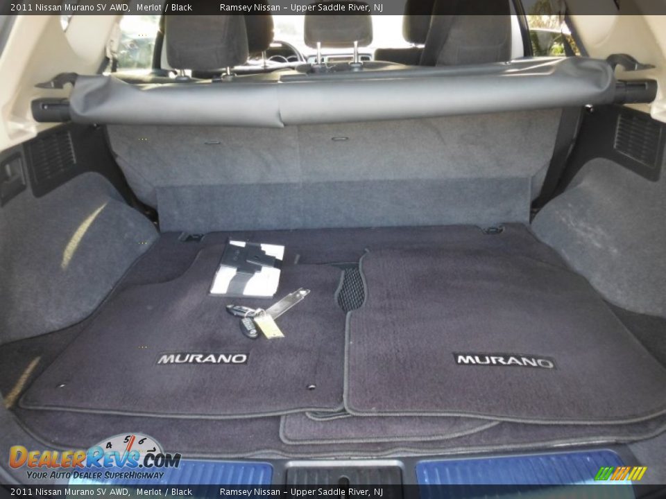 2011 Nissan Murano SV AWD Merlot / Black Photo #6