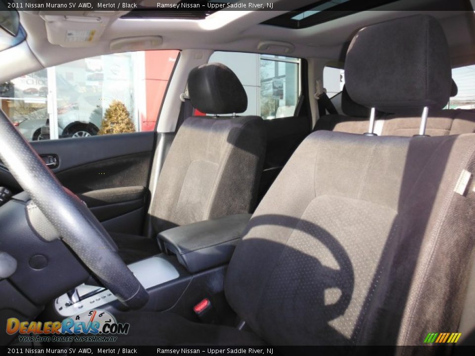 2011 Nissan Murano SV AWD Merlot / Black Photo #15