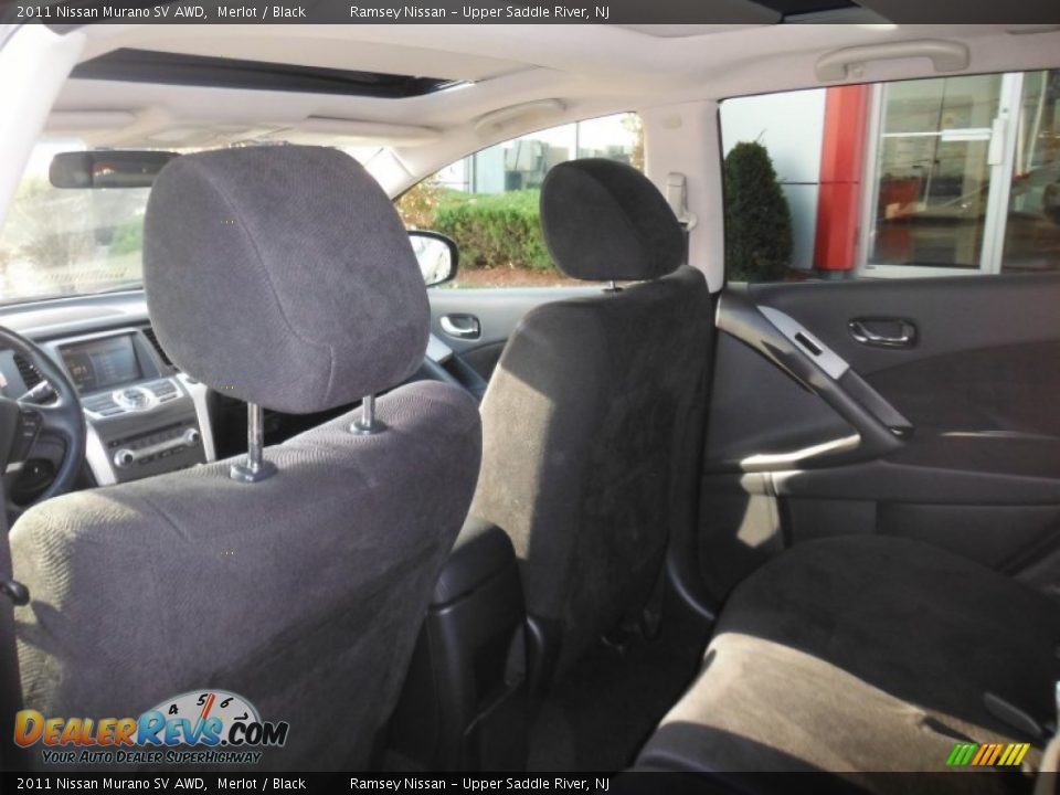 2011 Nissan Murano SV AWD Merlot / Black Photo #17